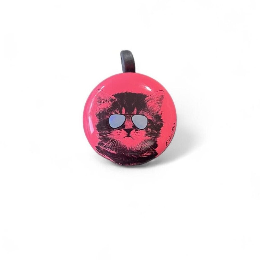 Electra Bicycle Bell Pink Cool Cat Universal Handlebar Ringer Retro